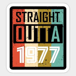 Straight Outta 1977 Sticker